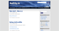 Desktop Screenshot of modlitby.sk