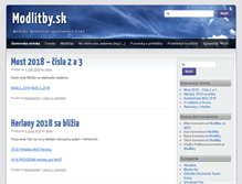 Tablet Screenshot of modlitby.sk